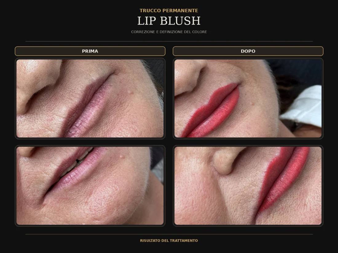 Lip Blush – Prima e Dopo - Elena Parvu
