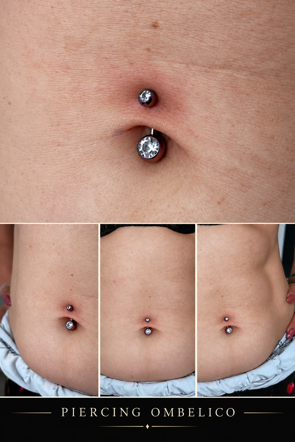 Piercing Ombelico - Dettagli - Elena Parvu