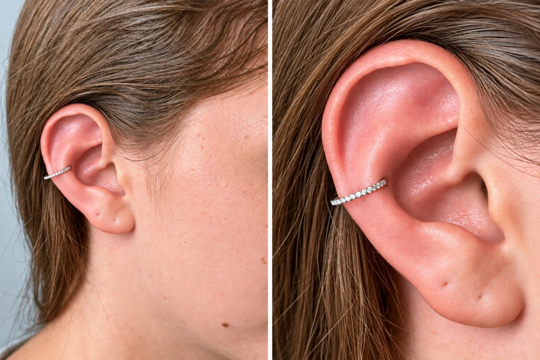 Piercing Conch con Cristalli - Elena Parvu